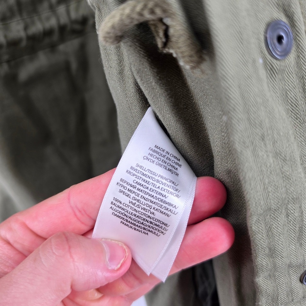 Polo Ralph Lauren Mens M-65 Military Field Jacket Olive Green USRL Patch Size M - Picture 7 of 13
